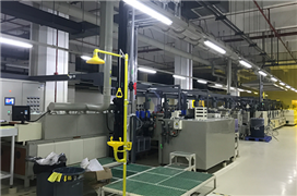 Vacuum etching line