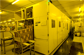 Electrostatic spraying line