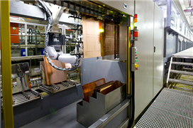 Vertical continuous plating line